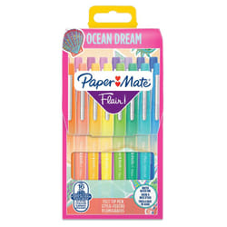 Paper Mate Flair Stylos feutres à pointe moyenne, lot de 16 pour la bureautique, l'artisanat et le scrapbooking