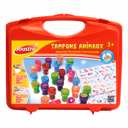 Maped Mallette Tampons Animaux, 3 an(s), Plastique, Multicolore, 27 pièce(s)