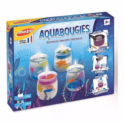 Kit de création de Bougies Aqua - JOUSTRA - AQUABOUGIES - Enfant - 8 ans - Mixte
