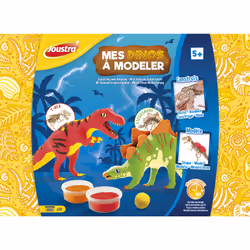 Maped Mes Animaux A Modeler - Dino, 7 an(s), Plastique, Multicolore