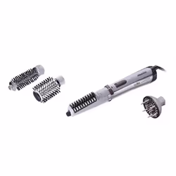 BaByliss 2735E, Brosse soufflante à air chaud, Argent, 1000 W, 5 cm