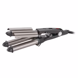 BaBylissPRO TRIPPLE WAVER, Fer à friser, À chaleur, Boutons, 140 °C, 220 °C, Noir