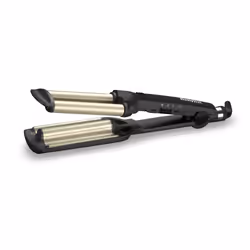 BaByliss EasyWaves, Fer texturisant, À chaleur, 160 °C, 200 °C, 60 s, Noir, Argent