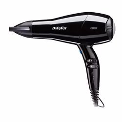 BaByliss D410E, 25 m/s, Noir, Orifice de suspension, 2000 W