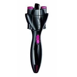 BaByliss TW1100E brosse soufflante et fer à lisser Fer à friser automatique Noir, Rose