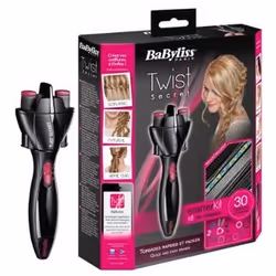 BaByliss TW1100E brosse soufflante et fer à lisser Fer à friser automatique Noir, Rose