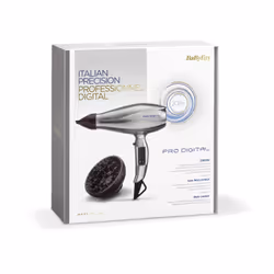 BaByliss Pro Digital sèche-cheveux 2200 W Gris, Argent - Vue supplémentaire 10