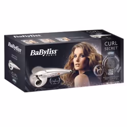 BaByliss Curl Secret Fer à friser automatique À chaleur Perle, Blanc 2,5 m