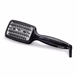 BaByliss Smoothing Heated Brush, Brosse à lisser, À chaleur, Tous types de cheveux, 160 °C, 200 °C, 30 s