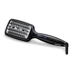 BaByliss Smoothing Heated Brush Brosse à lisser À chaleur Noir 1,95 m