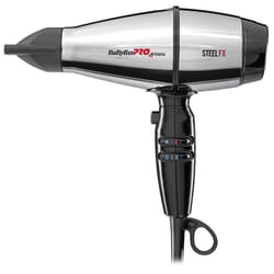 BaBylissPRO Steelfx sèche-cheveux 2000 W Noir, Argent