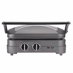 Cuisinart GR47E gaufrier et appareil à croque-monsieur 1600 W Gris, Acier inoxydable