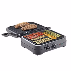 Cuisinart GR47E gaufrier et appareil à croque-monsieur 1600 W Gris, Acier inoxydable