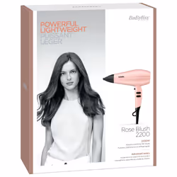 BaByliss ROSE BLUSH 2200 sèche-cheveux 2200 W Noir, Rose - Vue supplémentaire 2