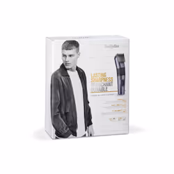 BaByliss E976E tondeuse à cheveux Noir, Titane 26