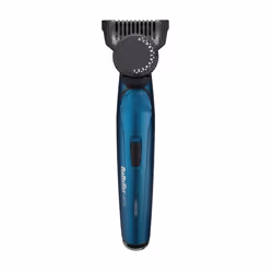 BaByliss Japanese Steel Beard Trimmer AC/Batterie 24 1,2 cm Noir, Bleu