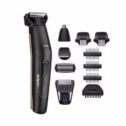 BaByliss 11-in-1 Carbon Titanium, Noir, Or, Plastique, 1 mm, 1,4 cm, 3,4 cm, Titane