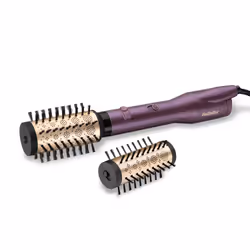 BaByliss Big Hair Dual, Brosse soufflante à air chaud, À chaleur, Noir, Or rose, Violet, Chine, 2,5 m, 650 W
