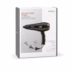 BaByliss Cordkeeper 2000 sèche-cheveux 2000 W Noir, Or rose - Vue supplémentaire 5