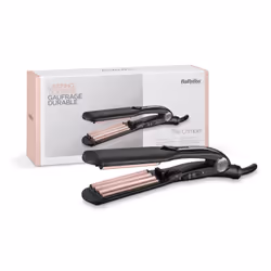 BaByliss The Crimper Fer texturisant À chaleur Noir, Rose 1,8 m