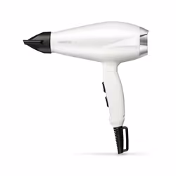 BaByliss SÈCHE-CHEVEUX SPEED PRO 2000, Secteur, 27,7 m/s, 100 m³/h, Noir, Blanc, Monochromatique, Orifice de suspension
