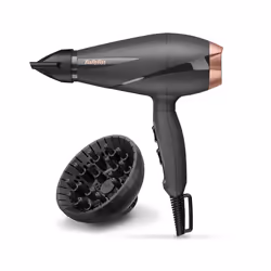 BaByliss Smooth Pro 2100, Secteur, 29,4 m/s, 106 m³/h, Noir, Rose doré, Monochromatique, Orifice de suspension