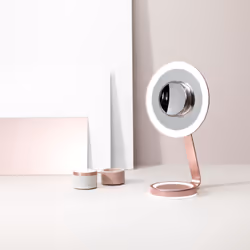 BaByliss LED Beauty Mirror miroir de maquillage Autonome Rond Rose - Vue supplémentaire 11