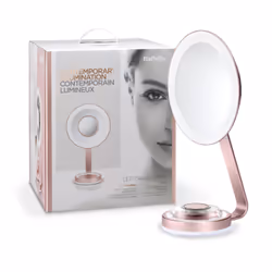 BaByliss LED Beauty Mirror miroir de maquillage Autonome Rond Rose - Vue supplémentaire 5