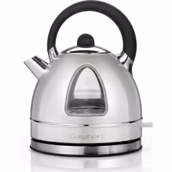 Cuisinart BOUILLOIRE CTK17SE ARGENT, 3000 W, Perle, Acier inoxydable, Indicateur de niveau d'eau, Arrêt de sécurité en cas de ...