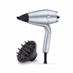 BaByliss Hydro-Fusion Hydro Fusion Hair Dryer, CC, Métallique, Monochromatique, Plastique, 2,5 m, Glissière