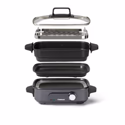 Cuisinart Cook In, 4,7 L, 400 W, 90 - 220 °C, Noir, Rotatif, 430 mm