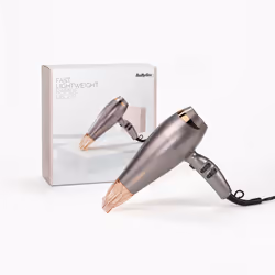 BaByliss Elegance 2100, Vitrocéramique, Gris, Orifice de suspension, 2,2 m, 2200 W