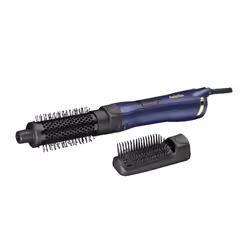 BaByliss AS84PE, Brosse soufflante à air chaud, À chaleur, Boutons, Noir, Bleu, Céramique/Titane, 2 m
