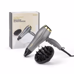 BaByliss 5513TE sèche-cheveux 2300 W Or, Titane