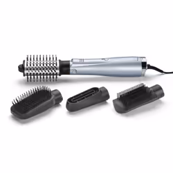 BaByliss Hydro-Fusion Hydro Fusion Smooth & Shape Brosse soufflante à air chaud À chaleur Gris, Argent 1000 W 2,5 m