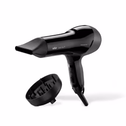 Braun HD785, 70 °C, Noir, Monochromatique, Orifice de suspension, Boutons, Glissière, 2000 W