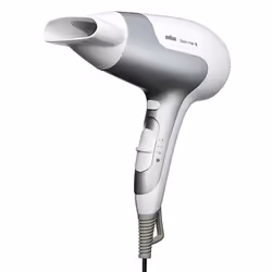 Braun HD580 sèche-cheveux 2500 W Argent, Blanc