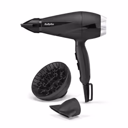BaByliss 6710DE, Secteur, 29,16 m/s, Noir, 2,8 m, Italie, 2100 W