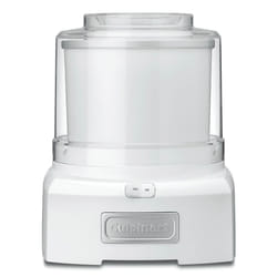 Cuisinart Cool Scoops Sorbetière traditionnelle 1,4 L Transparent, Blanc