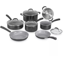 Batterie de cuisine - Tous feux dont induction - CUISINART - 54C11BKEU - Céramique - Antiadhésif - 11 pièces