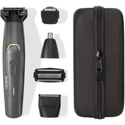 Tondeuse multifonction 12 en 1 - BABYLISS - P1364E - Lames graphite - Waterproof - Kit complet