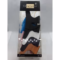 Glamour style - Lot de pinces couleurs diverses