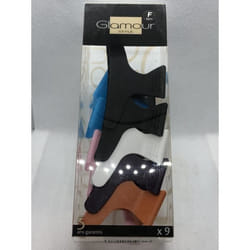 Glamour style - Lot de pinces couleurs diverses