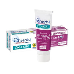 Dentifrice Sensibilité Oxi-Pure - Efiseptyl - Haleine Fraîche 12 Heures - Efficacité Immédiate - Testée Cliniquement - 75 ml