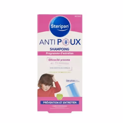 Shampoing Traitant Anti-Poux + Un Peigne Anti-Poux - Steripan - Programme dEntretien - Efficacité Prouvée - 125ml