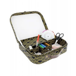Prima Mercerie  Boîte à couture complète  Accessoires essentiels Kit de couture avec ciseaux fils épingles et plus