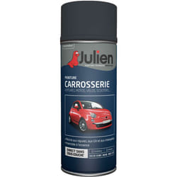 Julien - Peinture aérosol pour Carrosserie - Brillant Gris Acier Métal - 400 ml