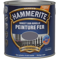 Hammerite - Peinture Direct Sur Rouille Laqué Gris Anthracite 2,5 l