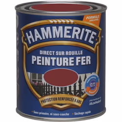LIVRAISON OFFERTE DES 39€ D’ACHAT ET RETOUR GRATUIT ! Hammerite Peinture antirouille Laque Brillante : C’est une peinture de  ...