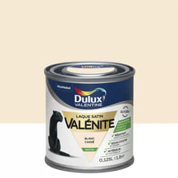 Akzonobel - Testeur Laque Satin Dulux Valentine Valénite Blanc cassé 0,125 l